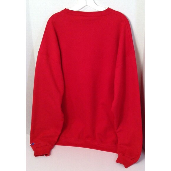 Vtg St Johns University Sweatshirt Mn 2XL Red Crewneck Oversized Grunge 90s Y2K - Picture 6 of 11